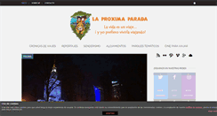 Desktop Screenshot of laproximaparada.com