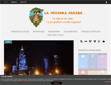 Tablet Screenshot of laproximaparada.com